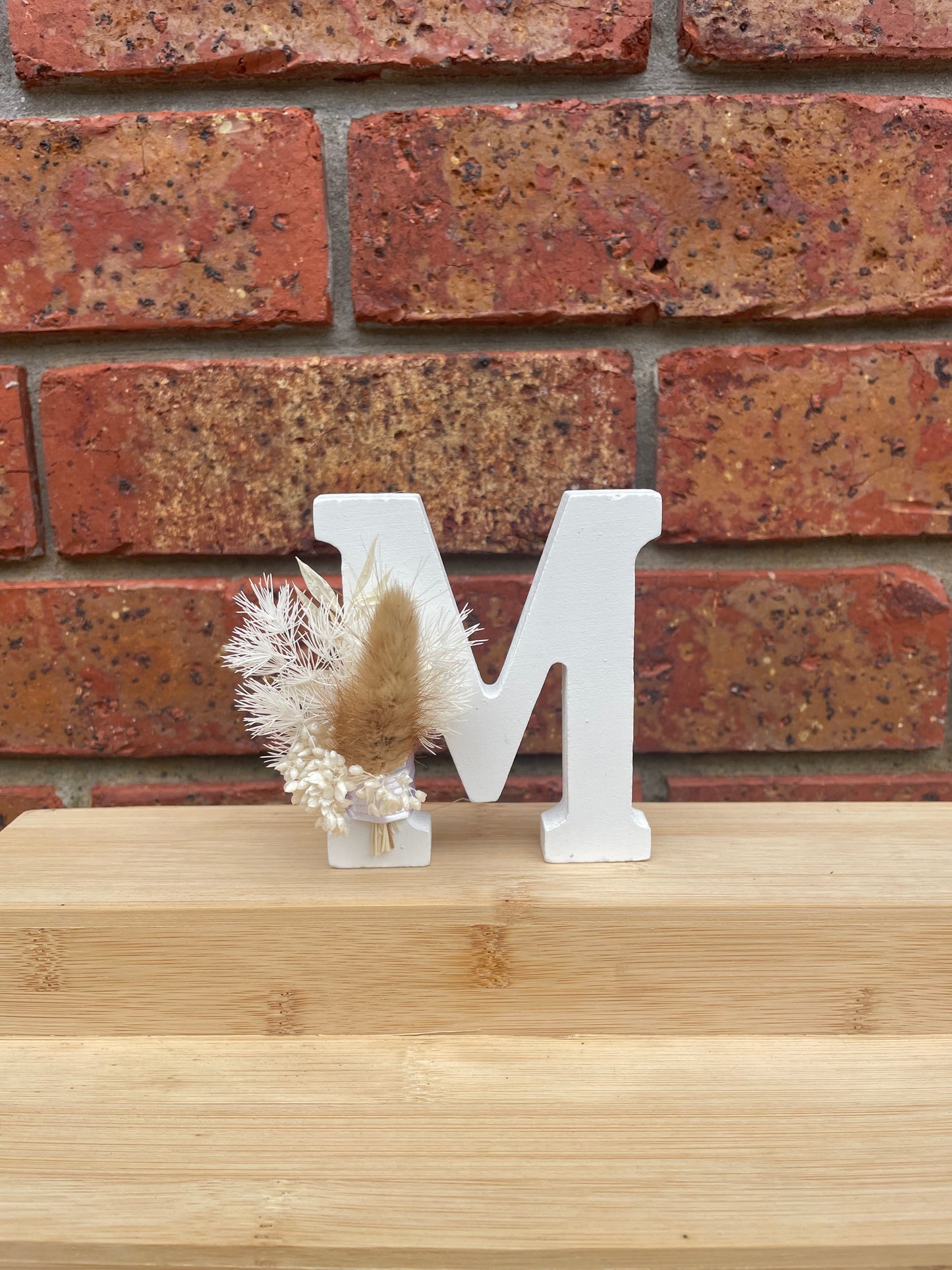 Floral Wooden Letters