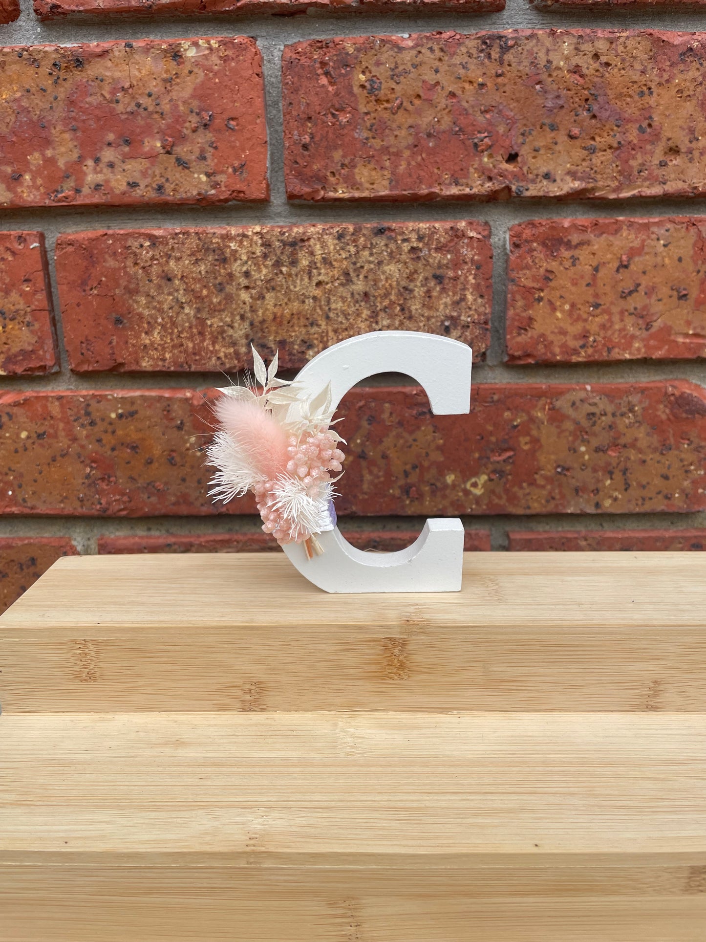 Floral Wooden Letters