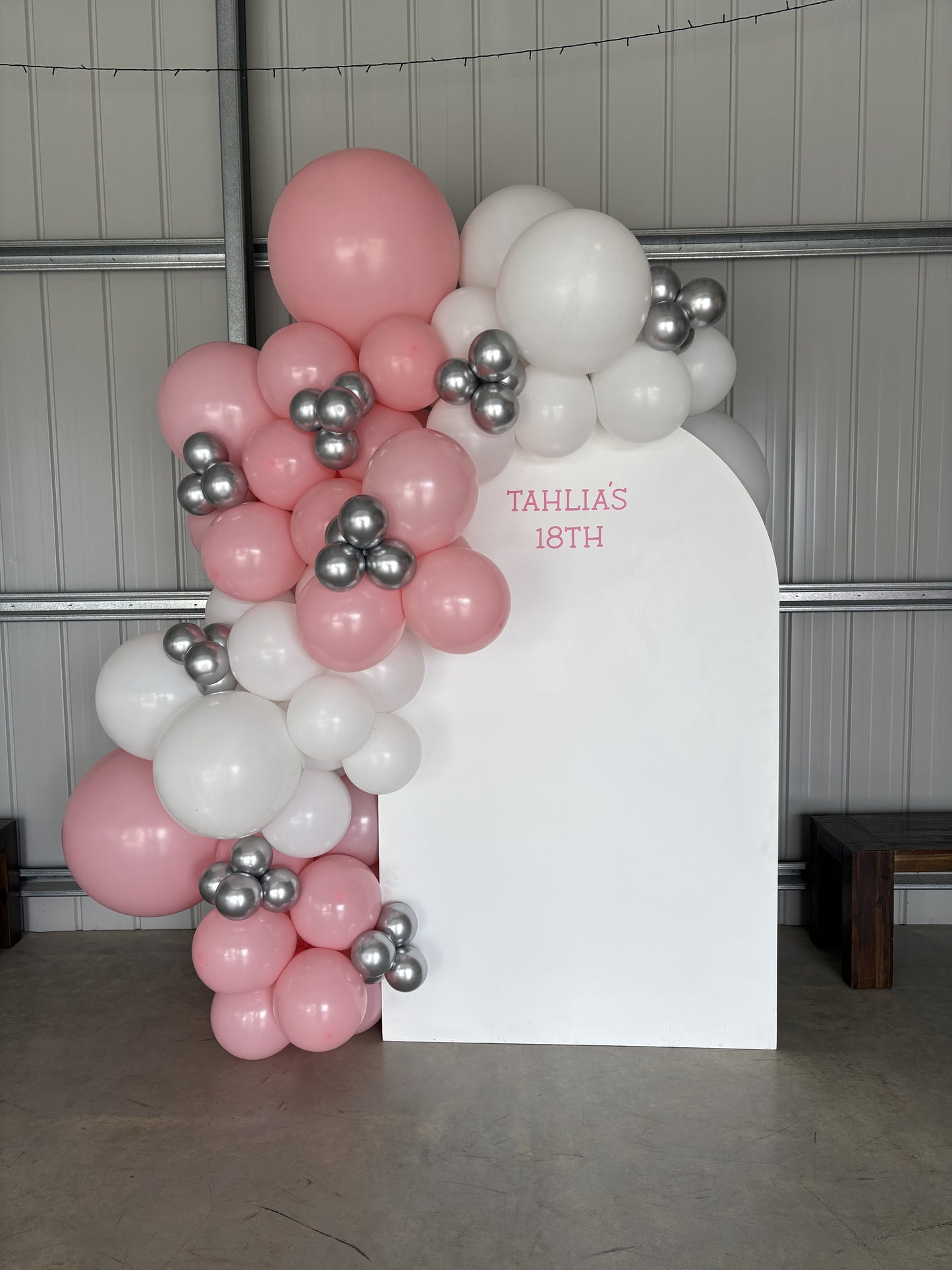 Baby Girl Balloon Garland