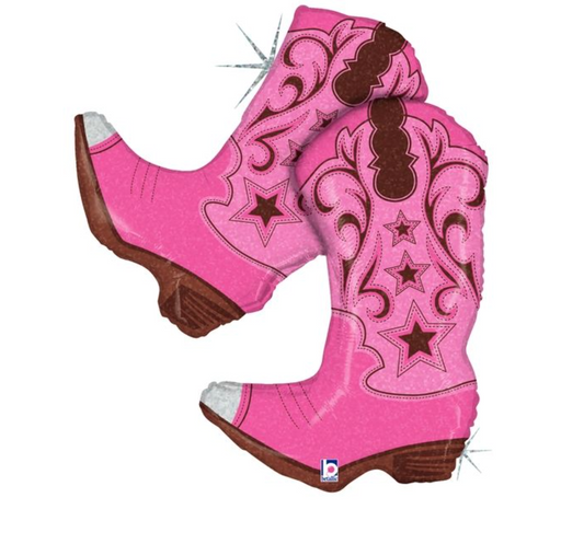 Cowgirl Boots Foil Balloon