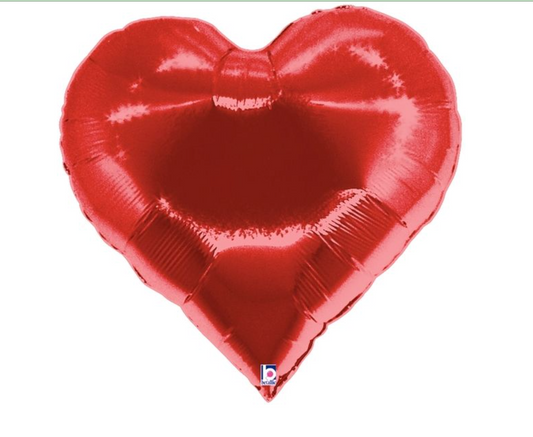 Red Heart Foil Balloon