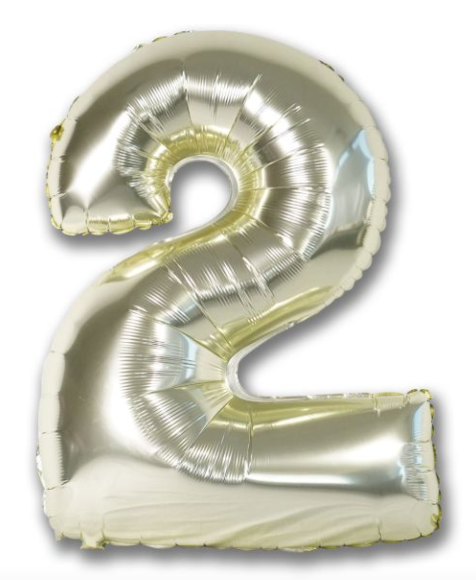 Number "2" Balloon