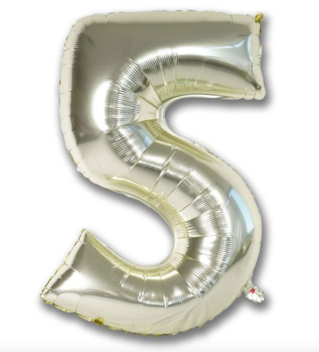 Number "5" Balloon