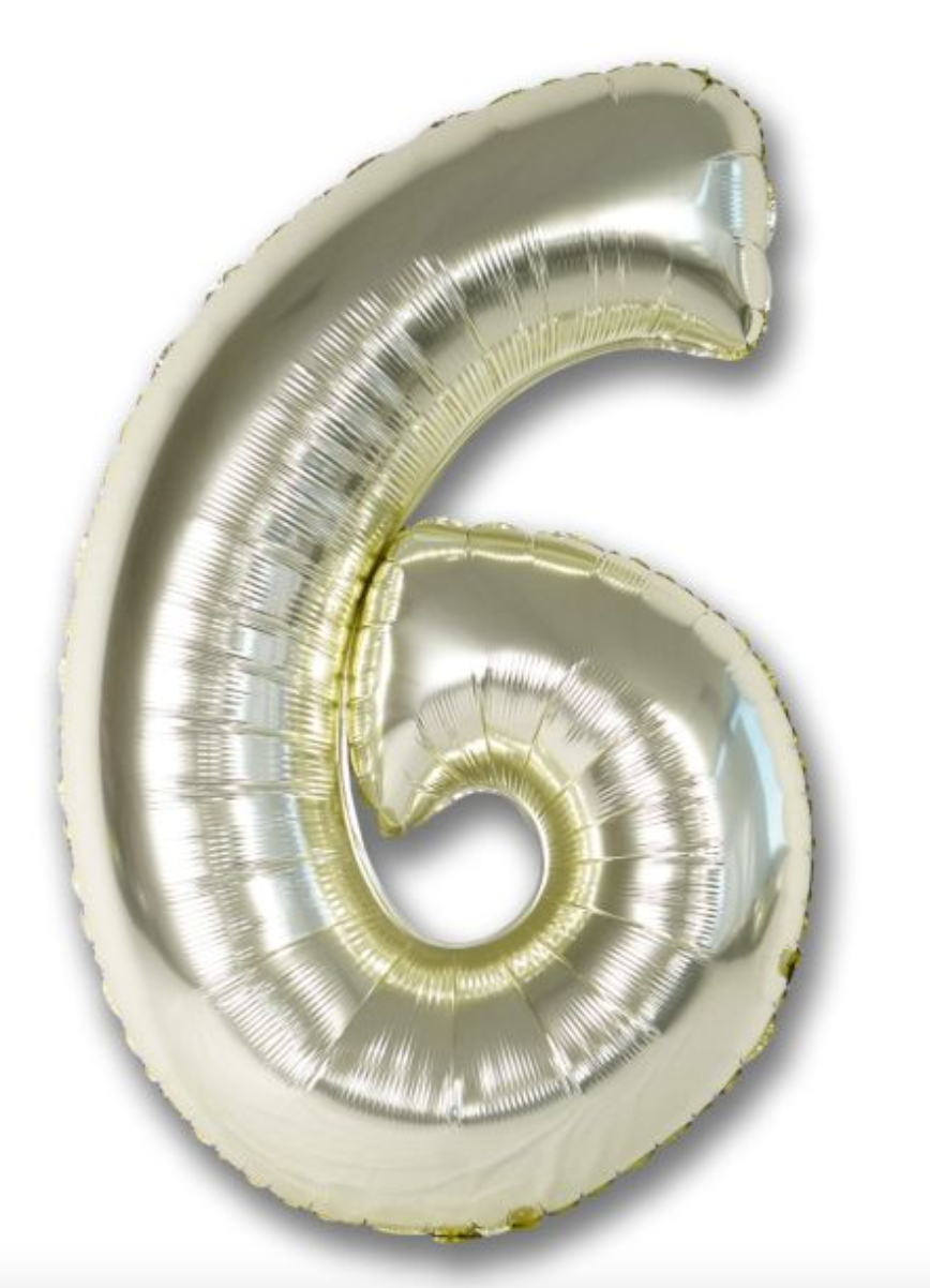 Number "6" Balloon