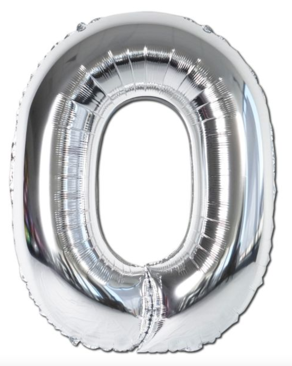 Number "0" Balloon