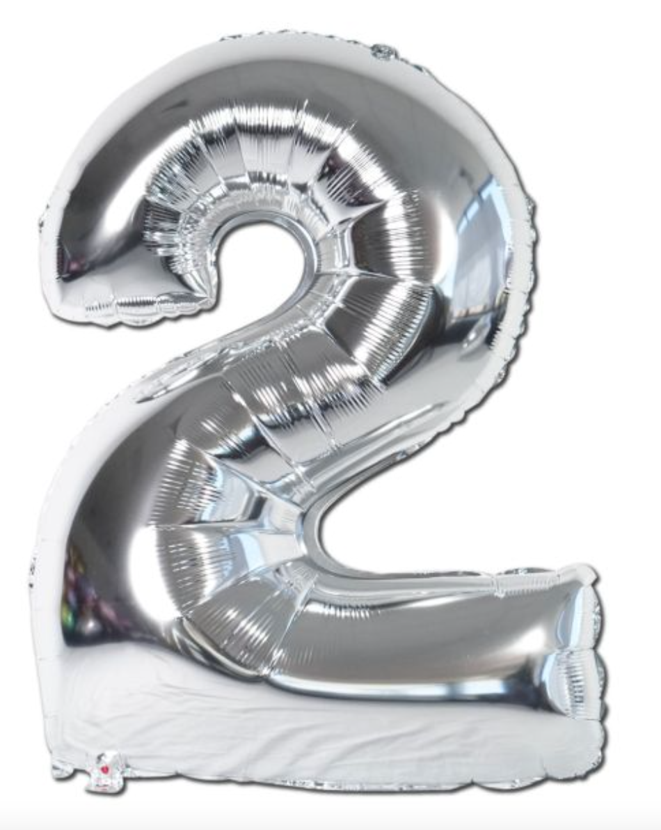 Number "2" Balloon