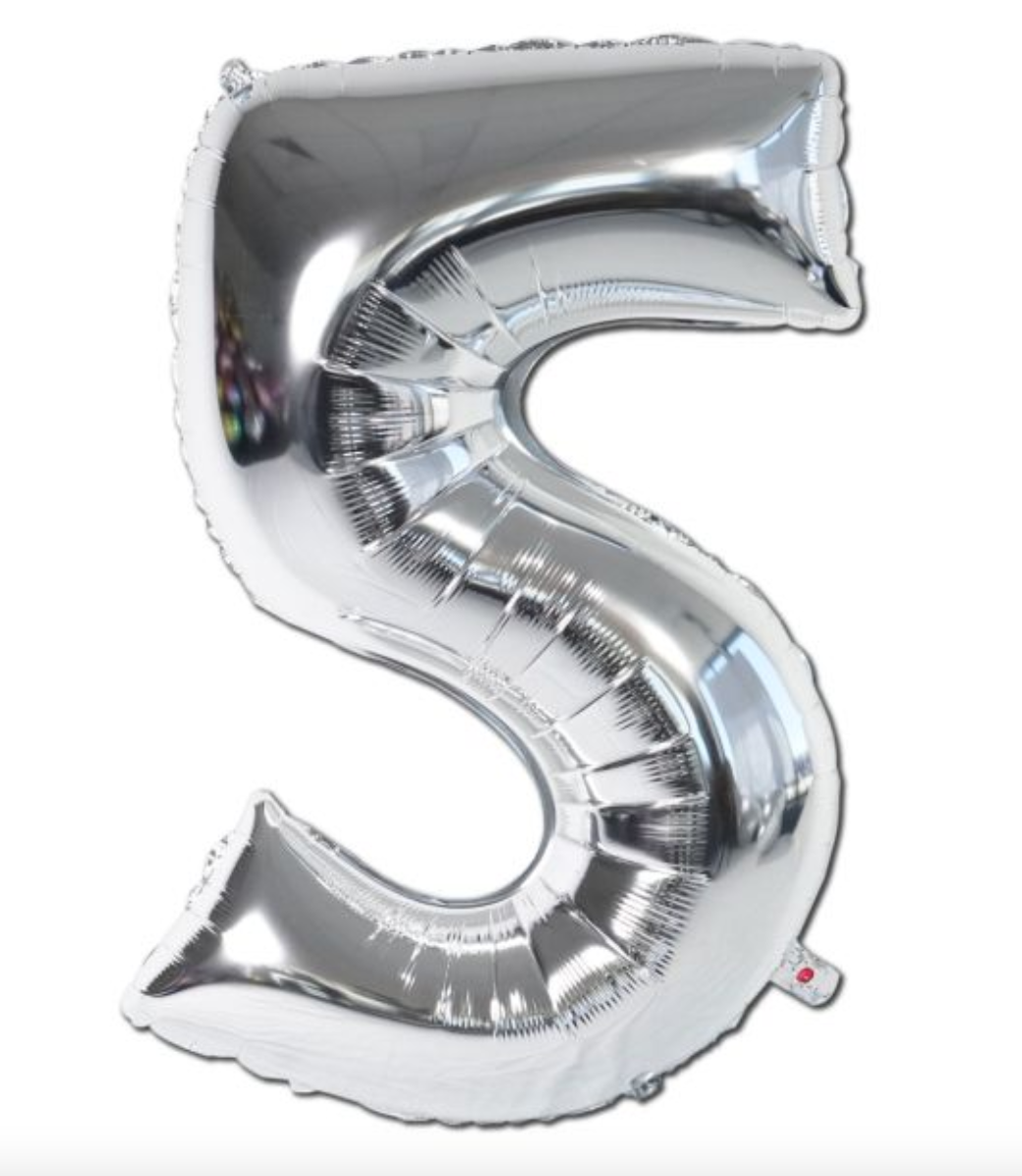 Number "5" Balloon