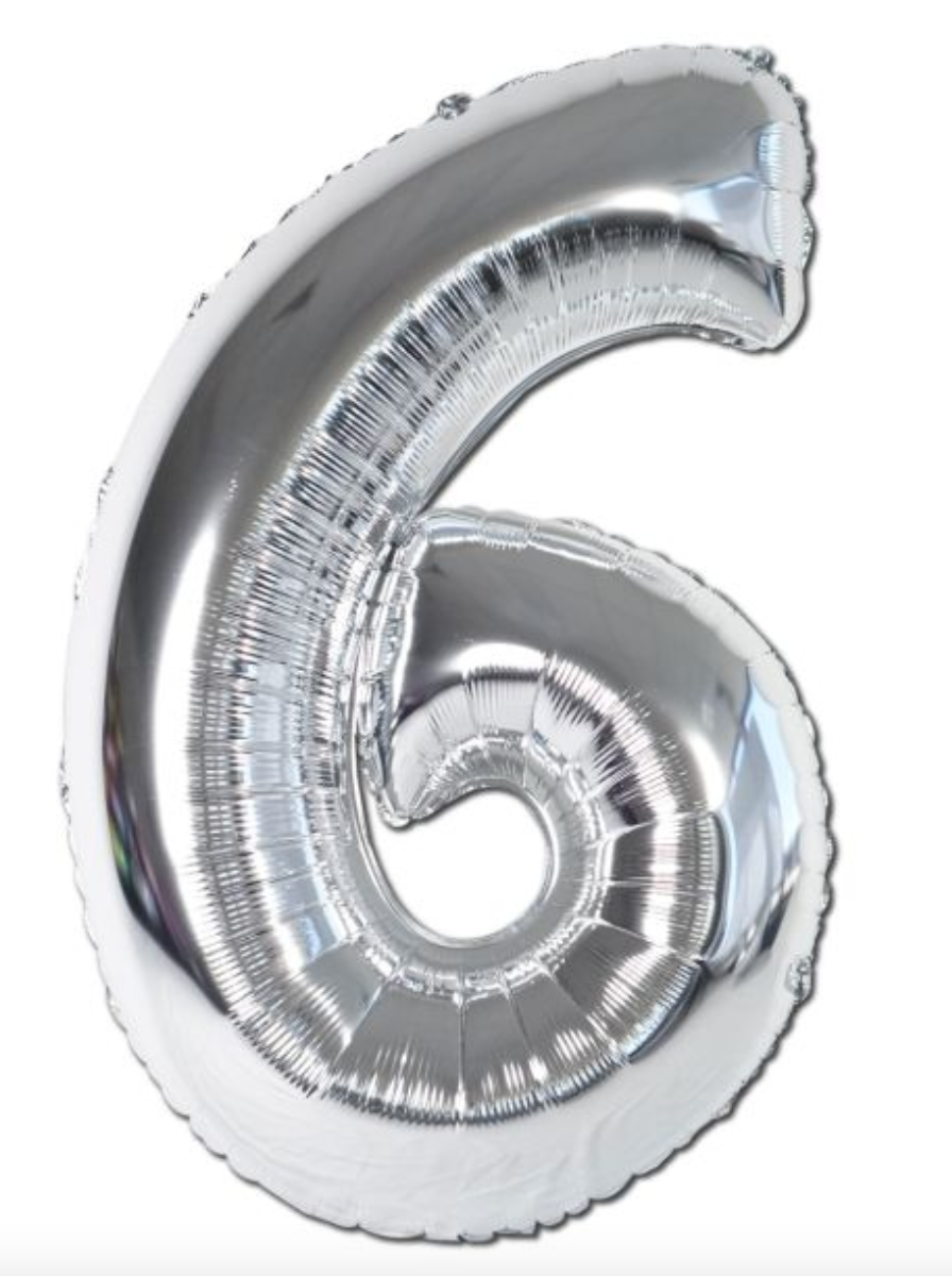 Number "6" Balloon