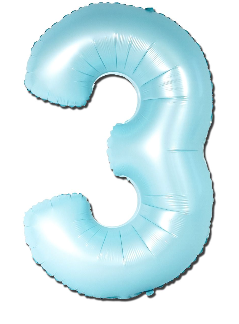 Number "3" Balloon