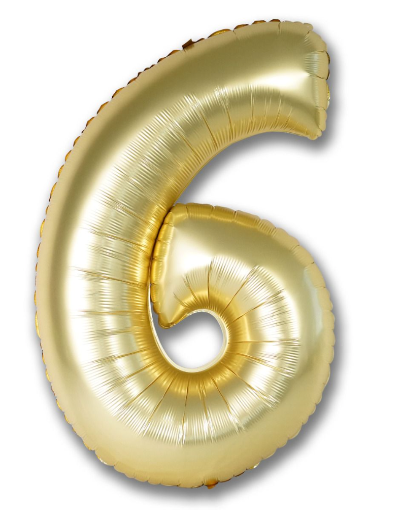 Number "6" Balloon