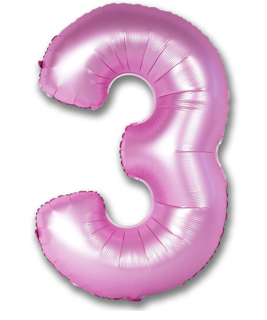 Number "3" Balloon