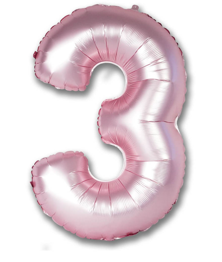 Number "3" Balloon