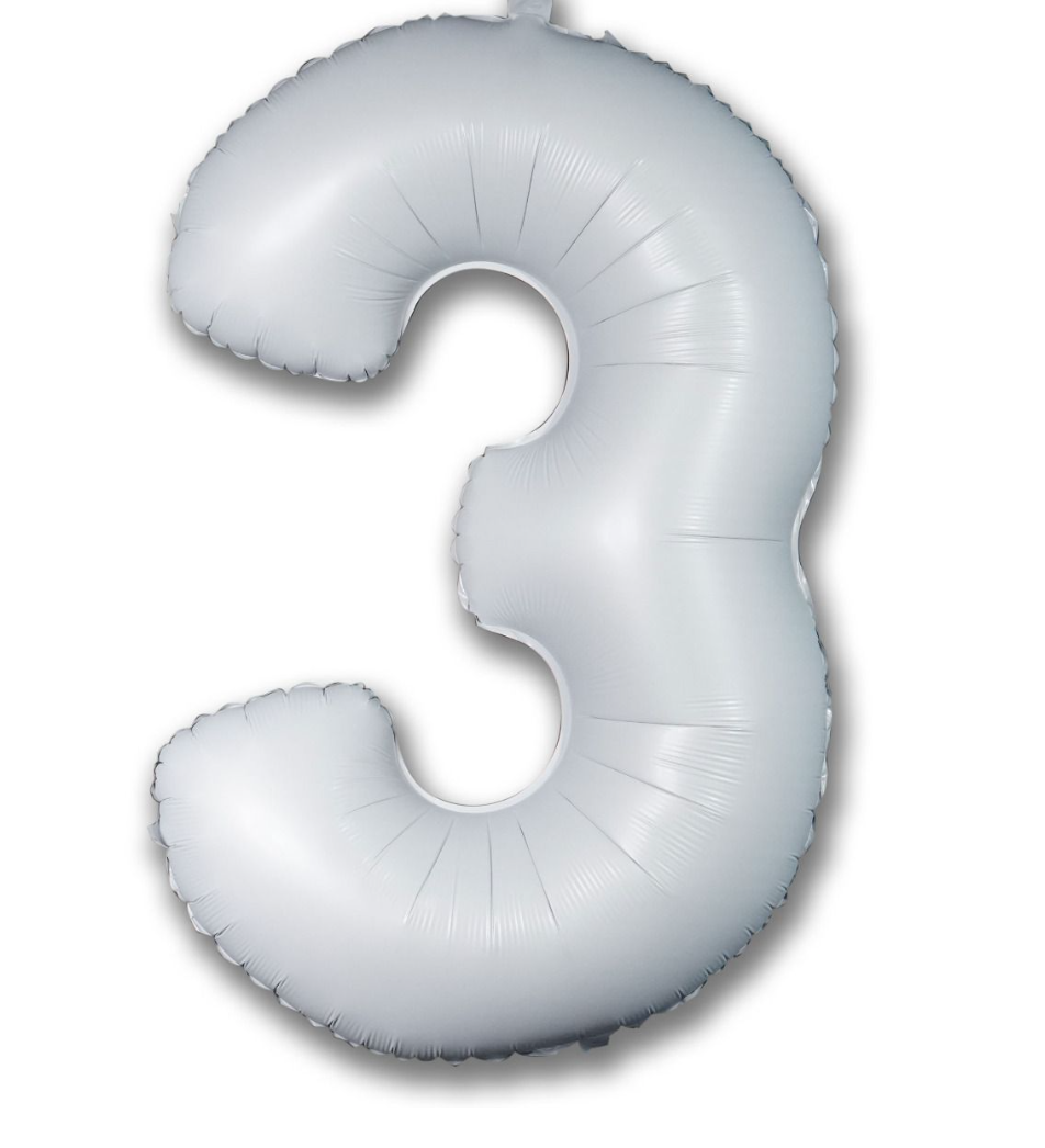 Number "3" Balloon