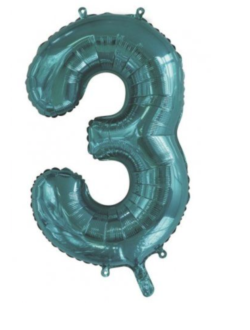 Number "3" Balloon