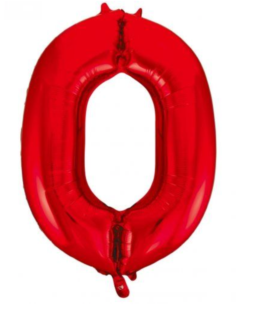 Number "0" Balloon