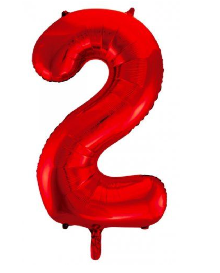 Number "2" Balloon