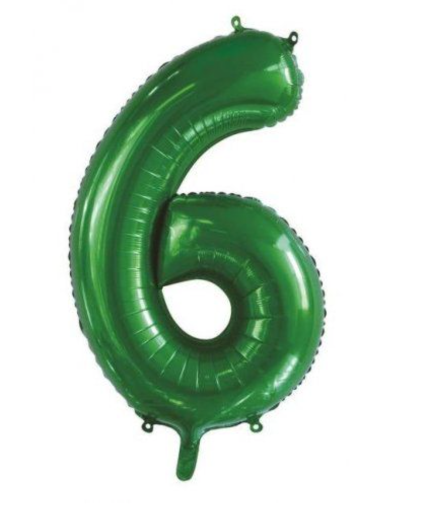 Number "6" Balloon