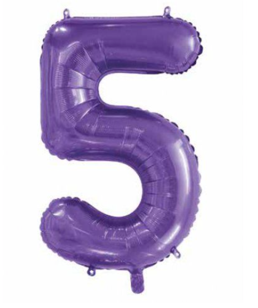 Number "5" Balloon