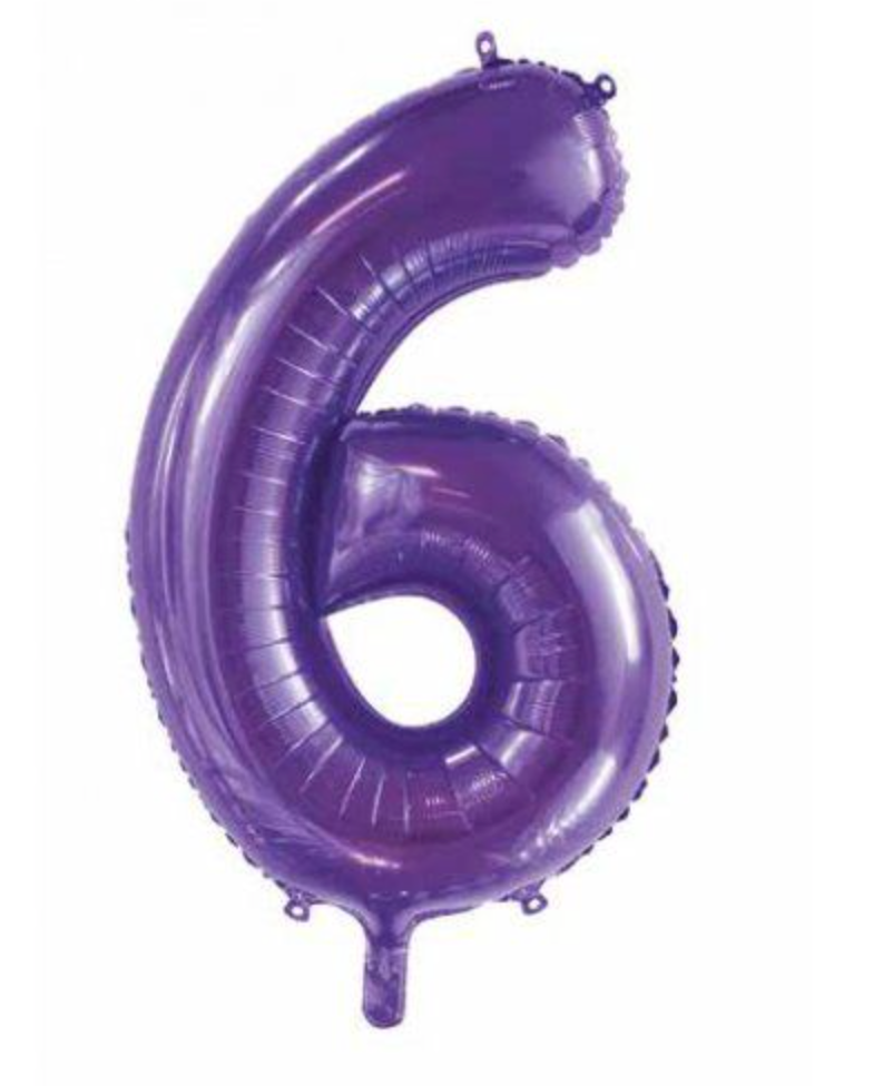 Number "6" Balloon