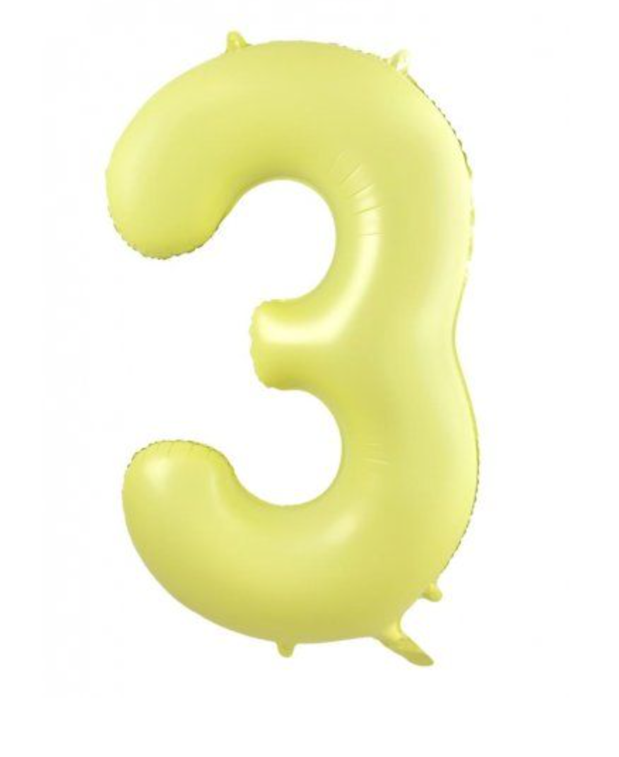 Number "3" Balloon