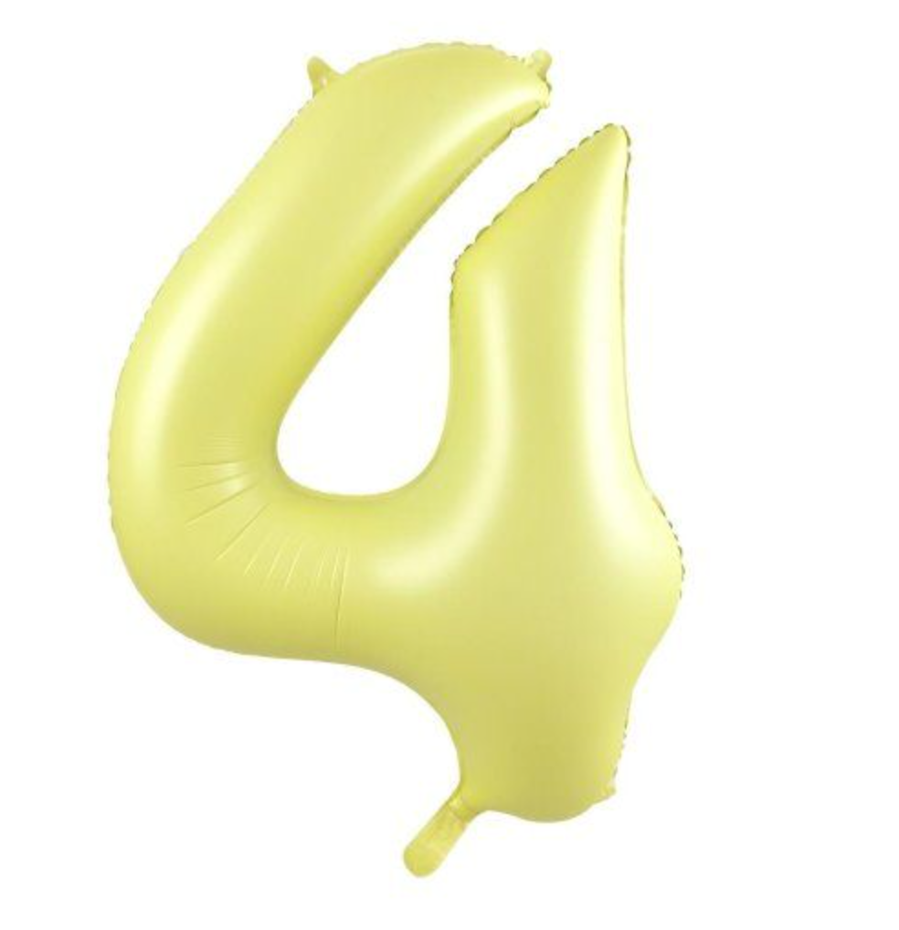 Number "4" Balloon