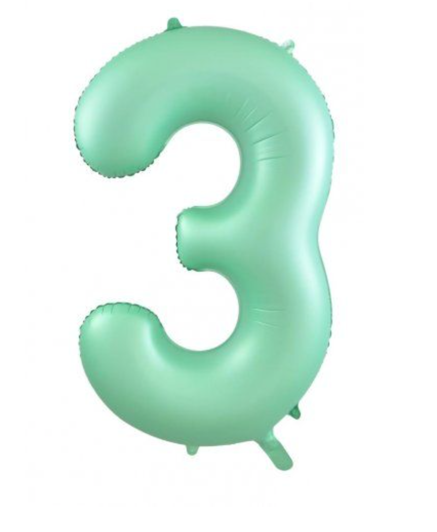 Number "3" Balloon