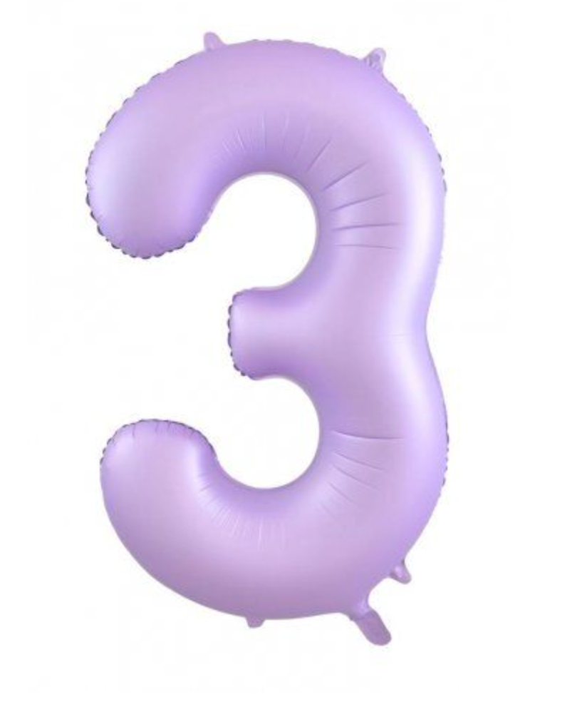 Number "3" Balloon