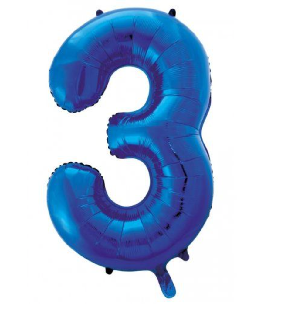 Number "3" Balloon