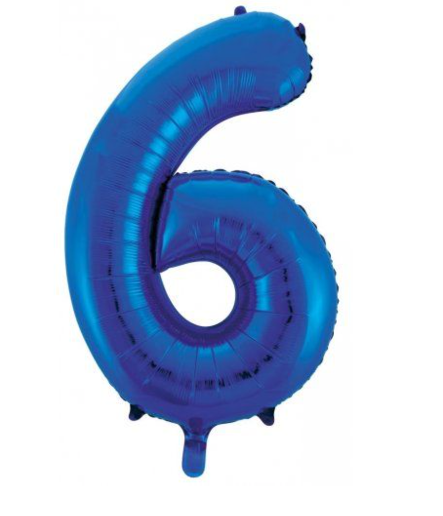 Number "6" Balloon